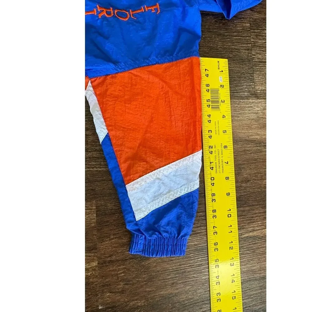 Vintage Little King Florida Gators Jacket Size 3 Blue Orange Hooded Windbreaker